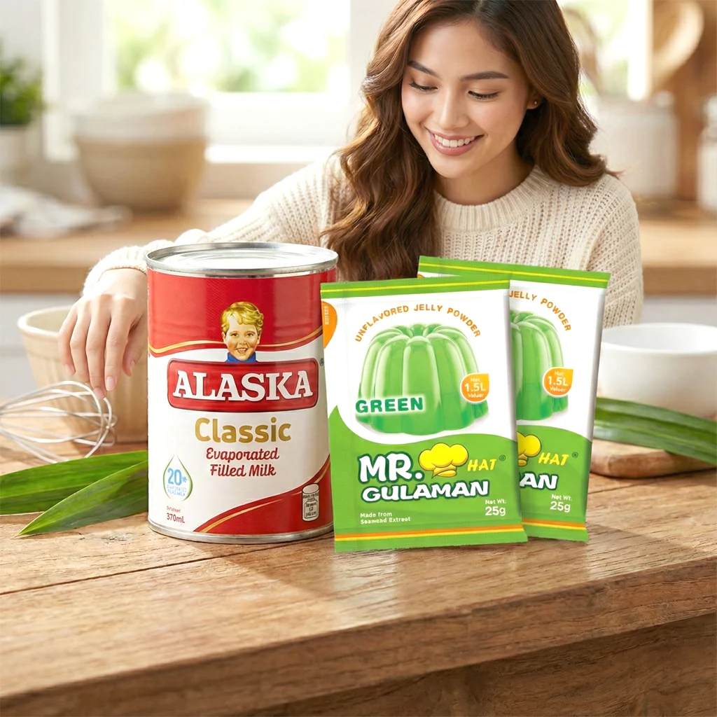Mr. Hat Gulaman + Alaska Creamy Dessert Combo - Image 2