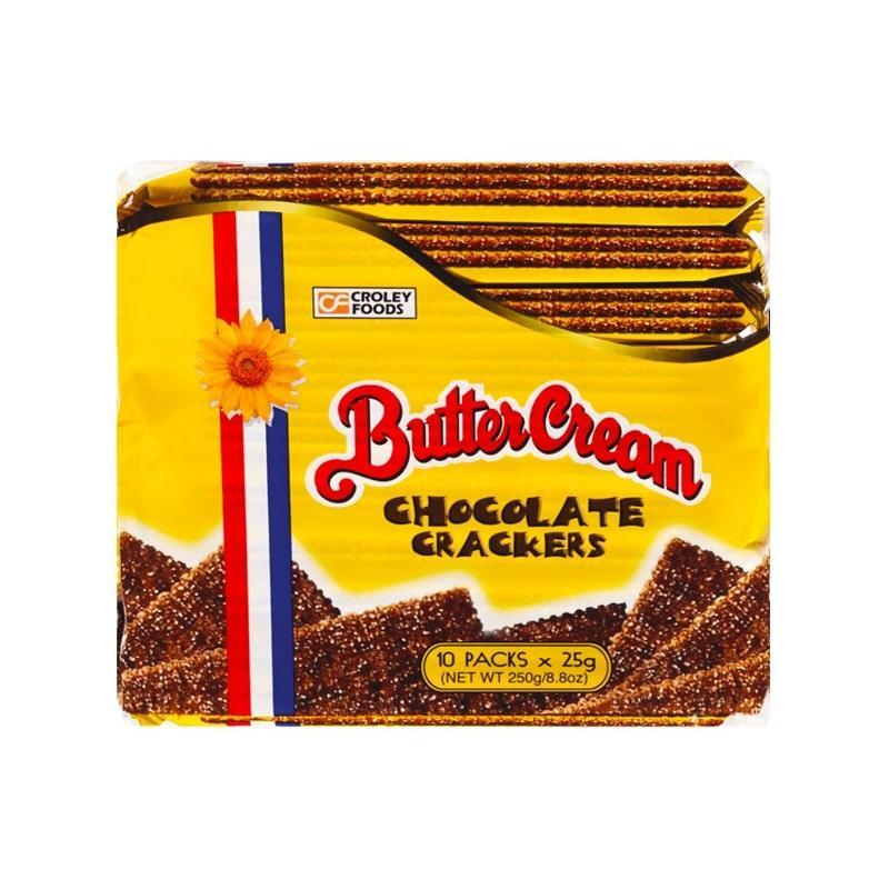 Croley Foods Butter Cream Chocolate Crackers 10 X 25g