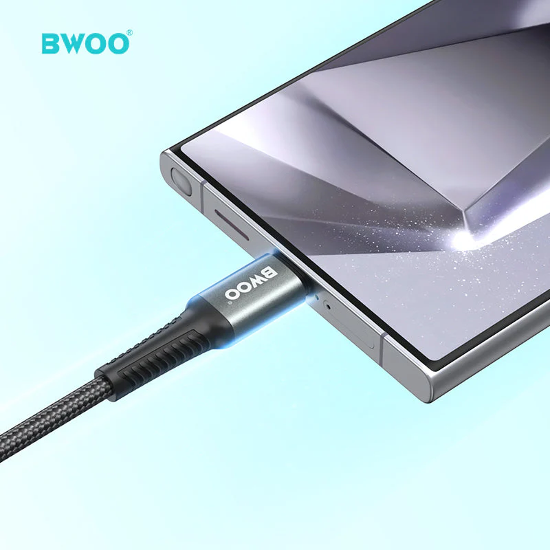 BWOO Metal Data Cable USB To Type-C BO-X288C - Image 4
