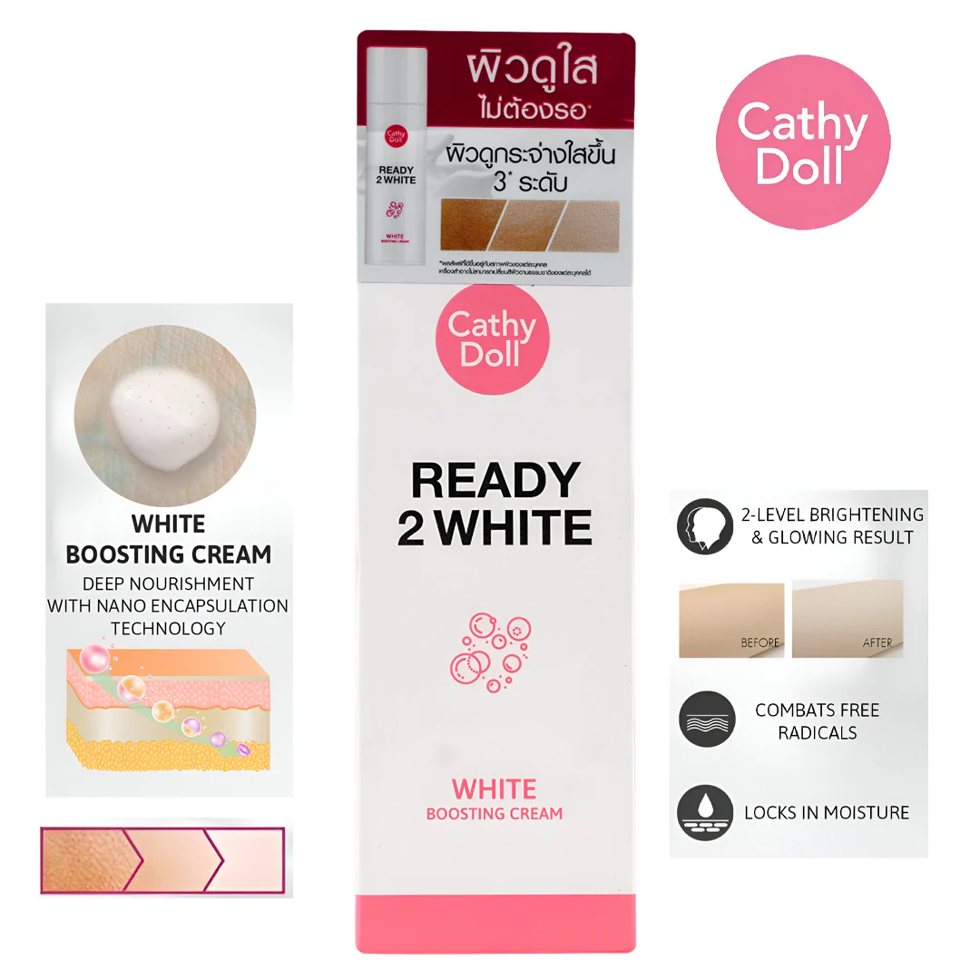 Cathy Doll Ready 2 White Boosting Cream – 75ml - Image 7