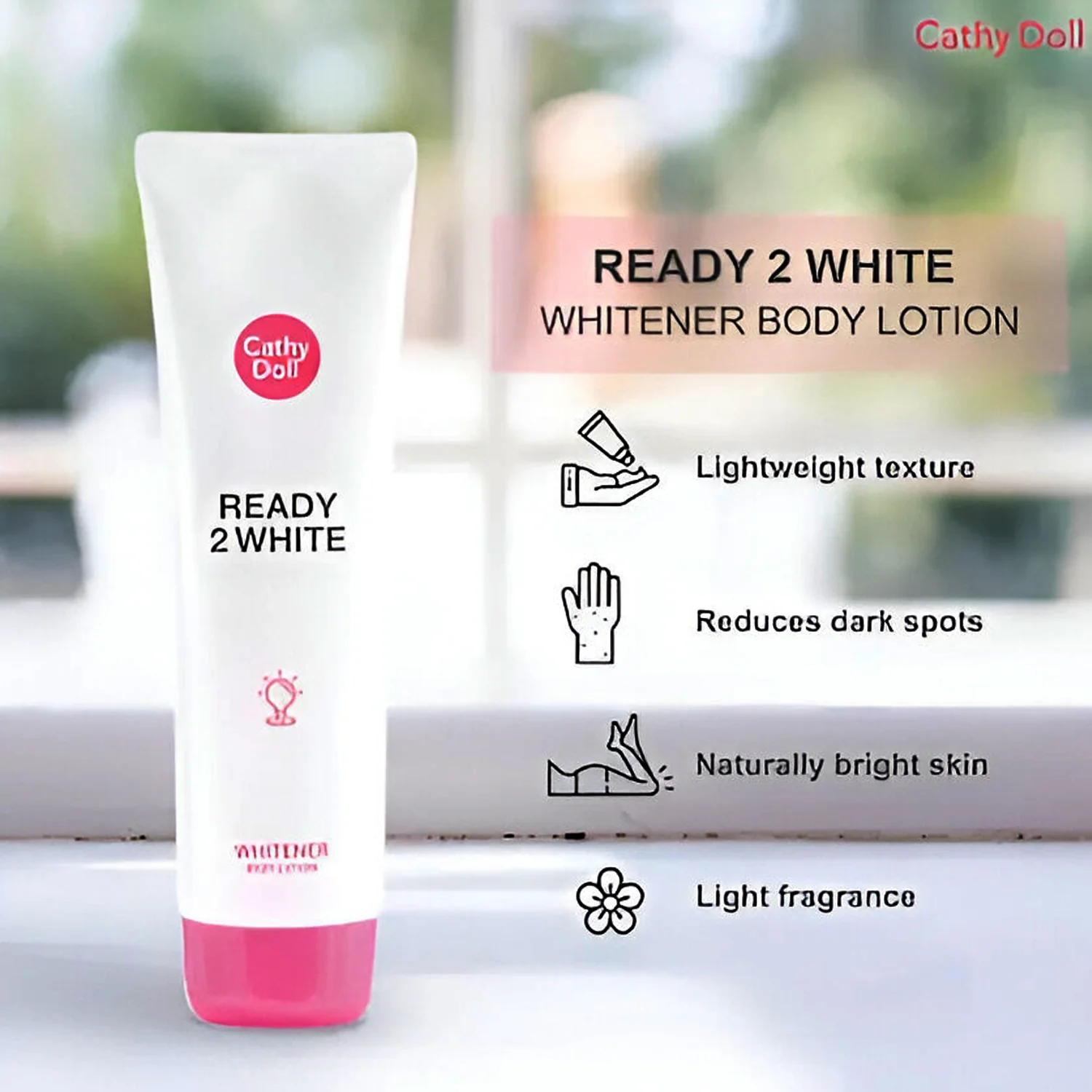 Cathy Doll Ready 2 White Whitener Body Lotion โ 150 ml - Image 5