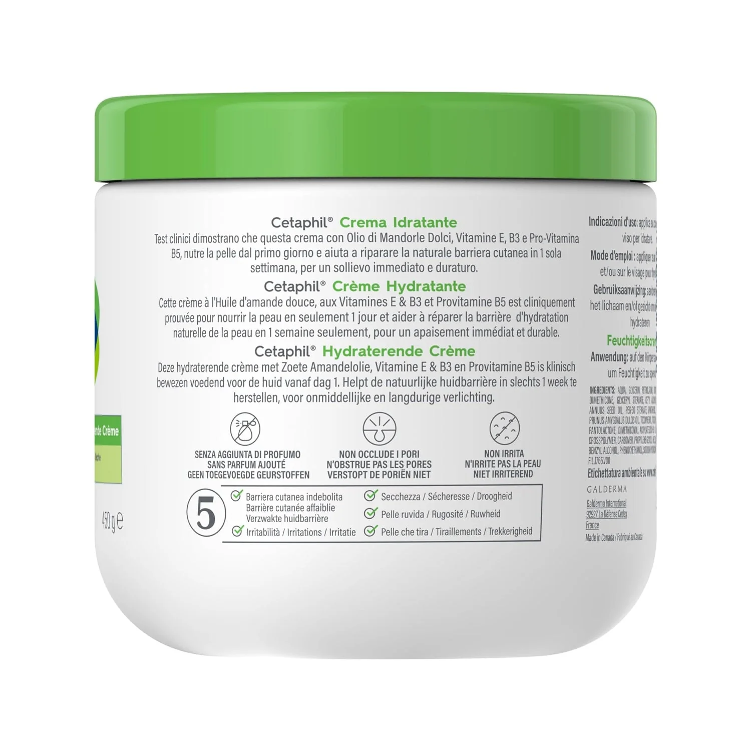 Cetaphil Moisturizing Cream for Face & Body - 453g - Image 13