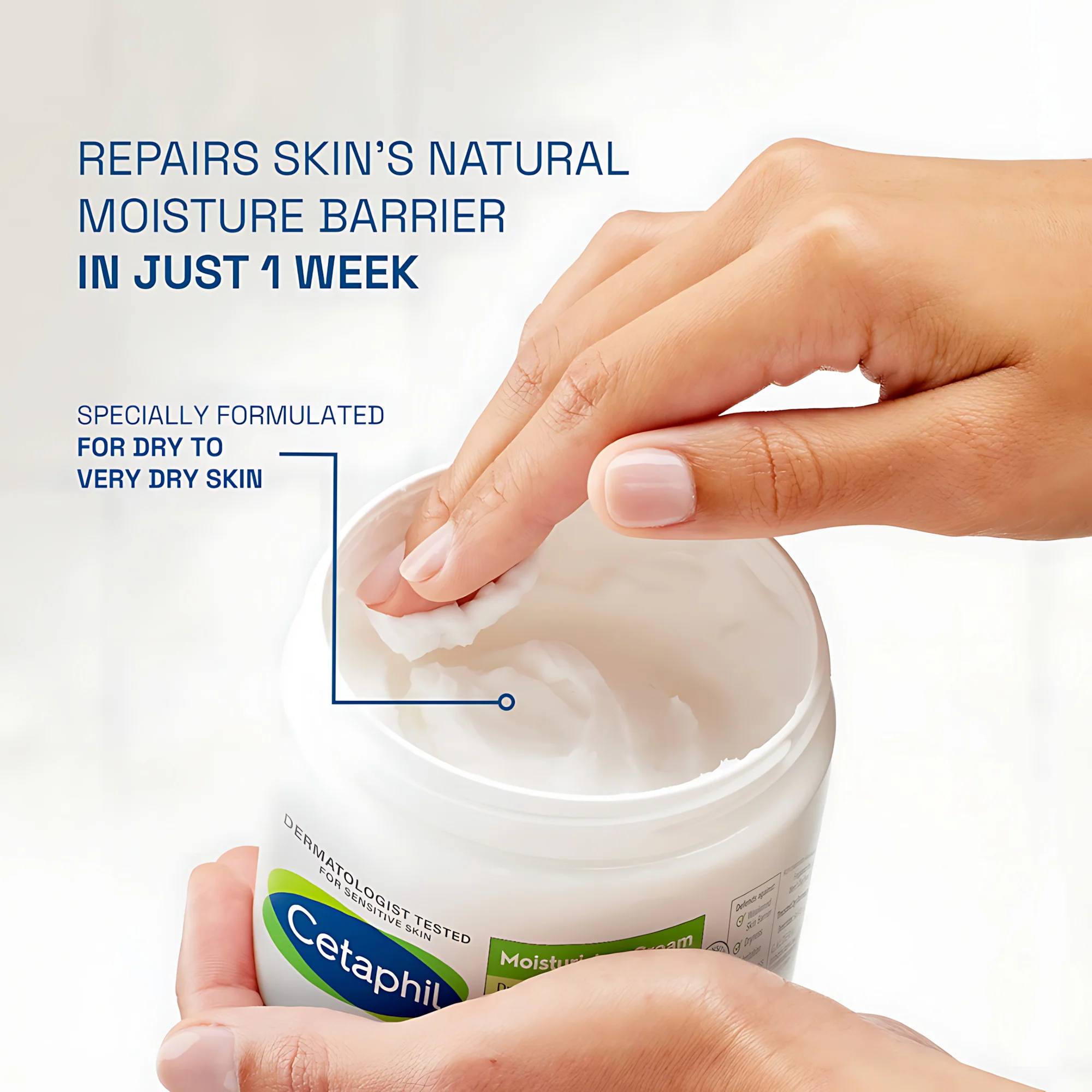 Cetaphil Moisturizing Cream for Face & Body - 453g - Image 16