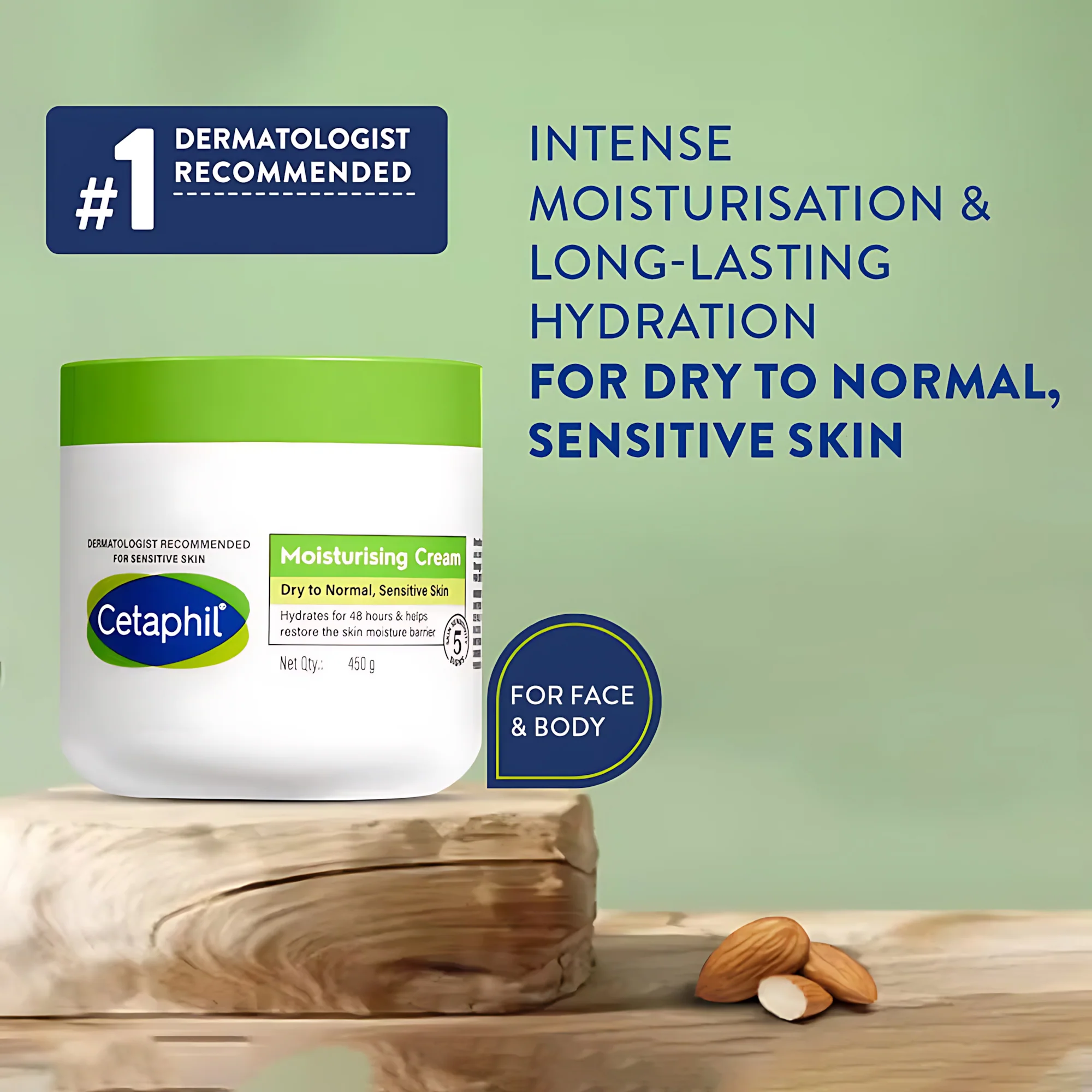 Cetaphil Moisturizing Cream for Face & Body - 453g - Image 7