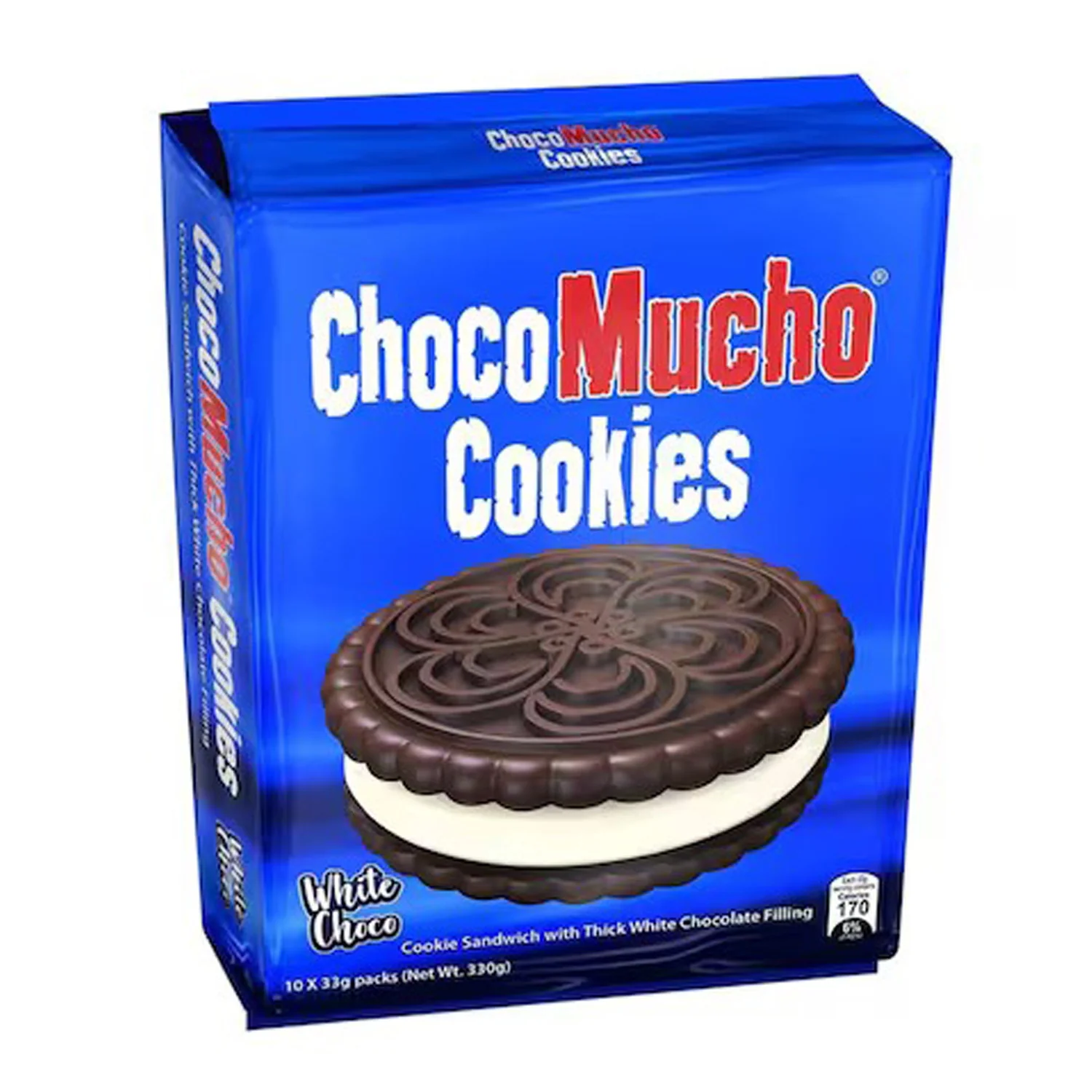 Choco Mucho Cookie Sandwich White Choco β 10 x 33g - Image 5