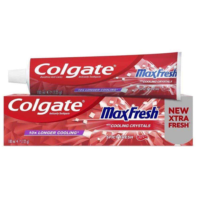 Colgate Max Fresh Spicy Gel Toothpaste Red -100ml - Image 2