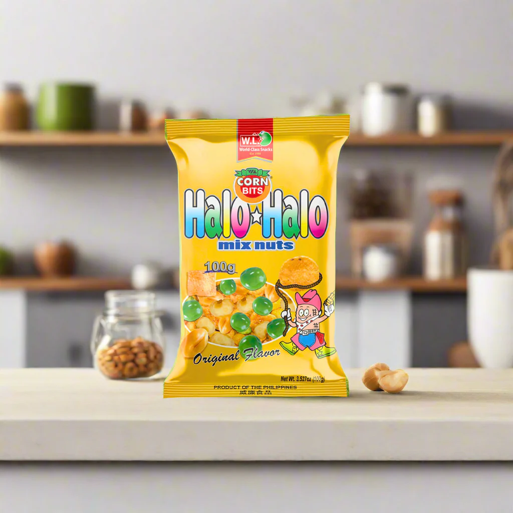 Corn Bits Halo-Halo Mix Nuts – Original Flavor | 100g Snack Pack - Image 4