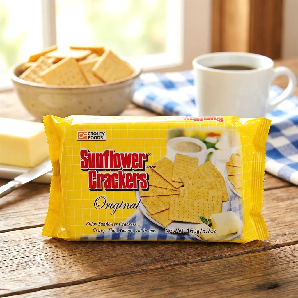 Croley Food Sunflower Crackers Original Pack - 160gm (Buy 1 Get 1 Offer) - Image 3