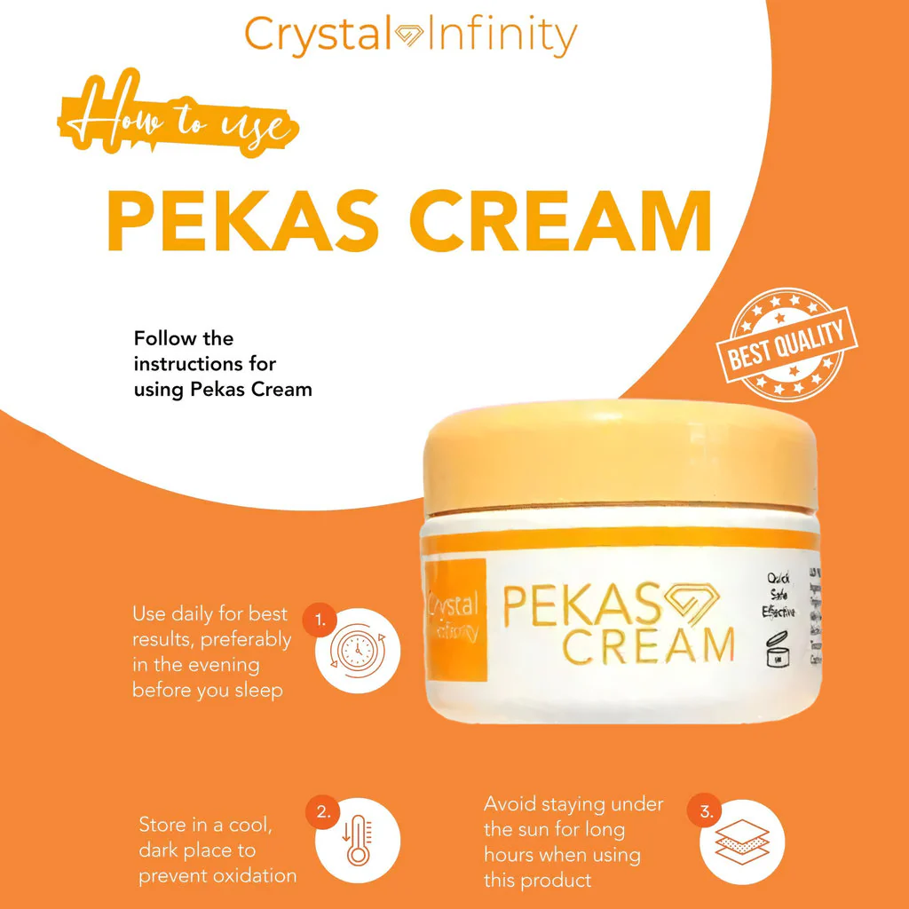 Crystal Infinity Pekas Cream – 15g - Image 7