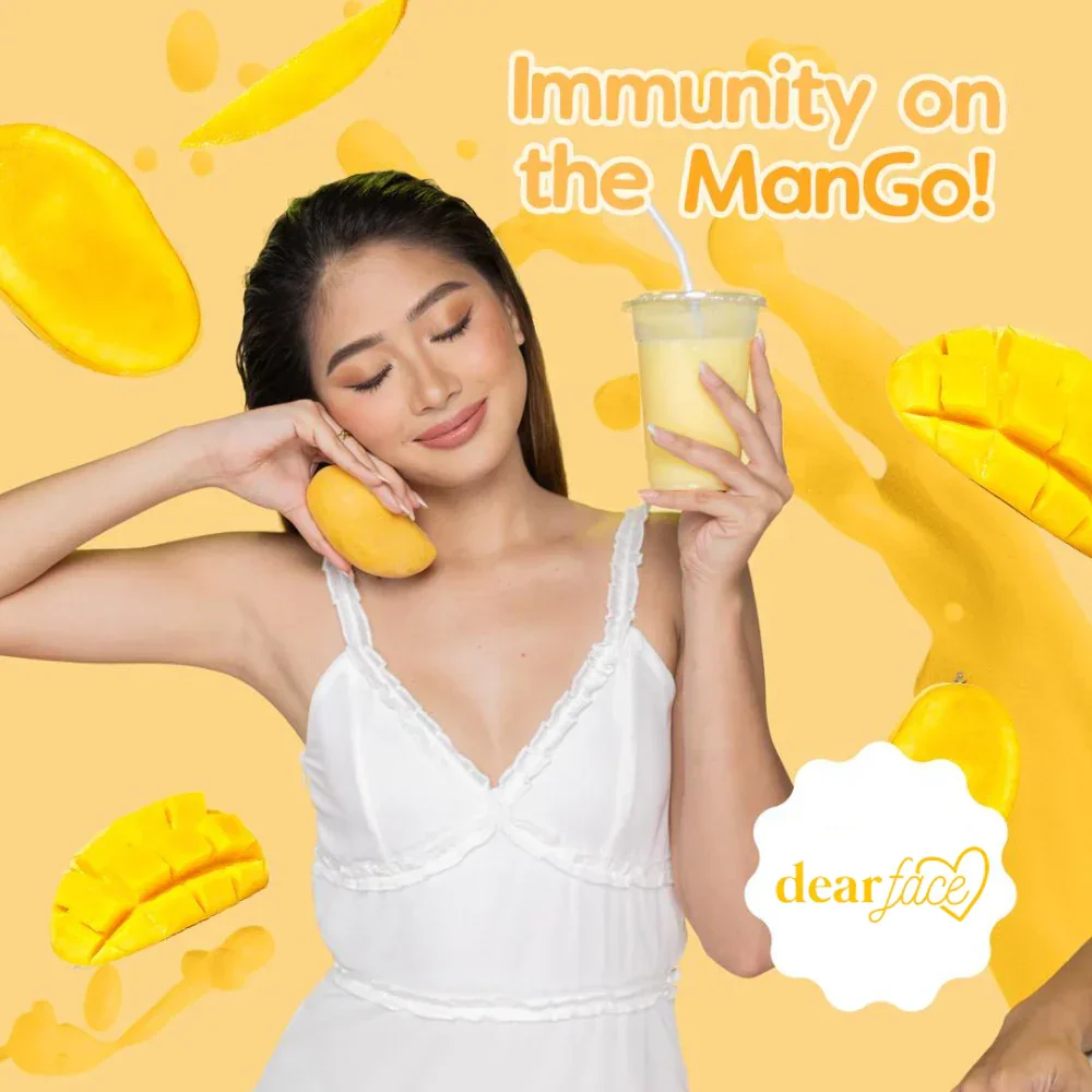 Dear Face Beauty Milk Premium Japanese Sweet Mango Antioxidant Drink 180g - Image 3