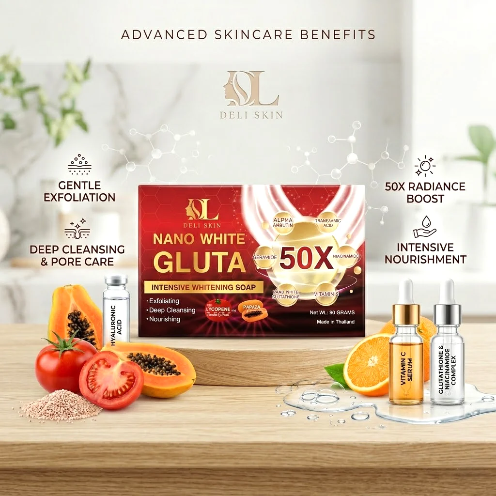 Deli Skin Nano White Gluta Glow Combo - Image 10