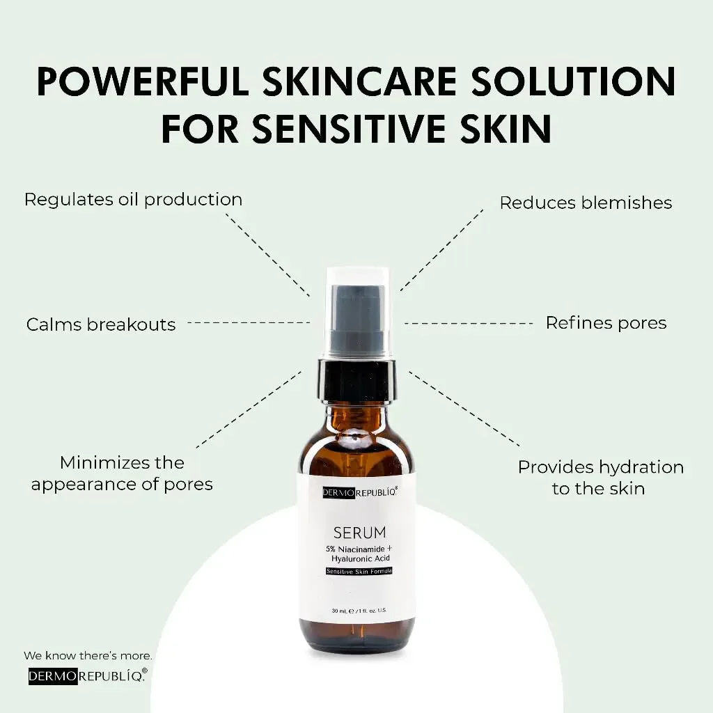 Dermo Republiq 5% Niacinamide + Hyaluronic Acid Serum – 30ml - Image 8