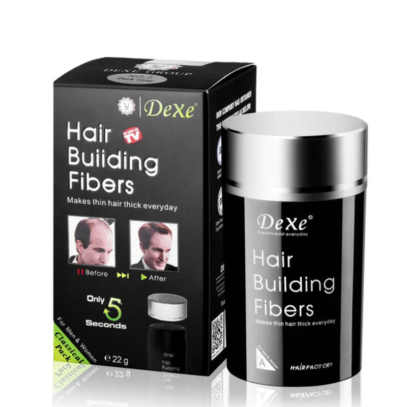 Dexe Hair Building Fibers Dark Brown No.2 - 22g - Image 7