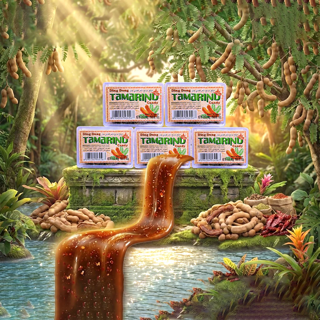 Ding Dong Tamarind Candy  HOT – 100g (5 Pcs Combo) - Image 3