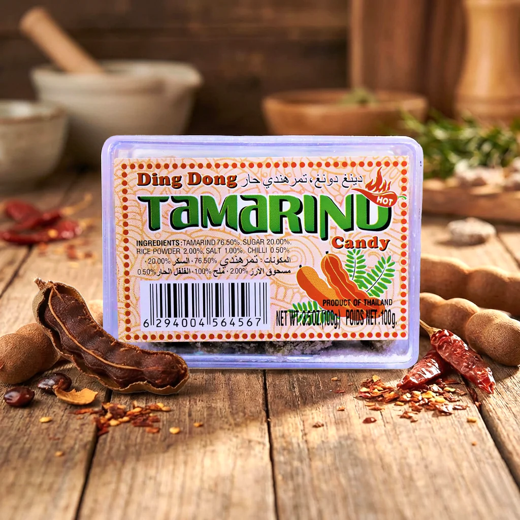 Ding Dong Tamarind Candy  HOT – 100g (5 Pcs Combo) - Image 5