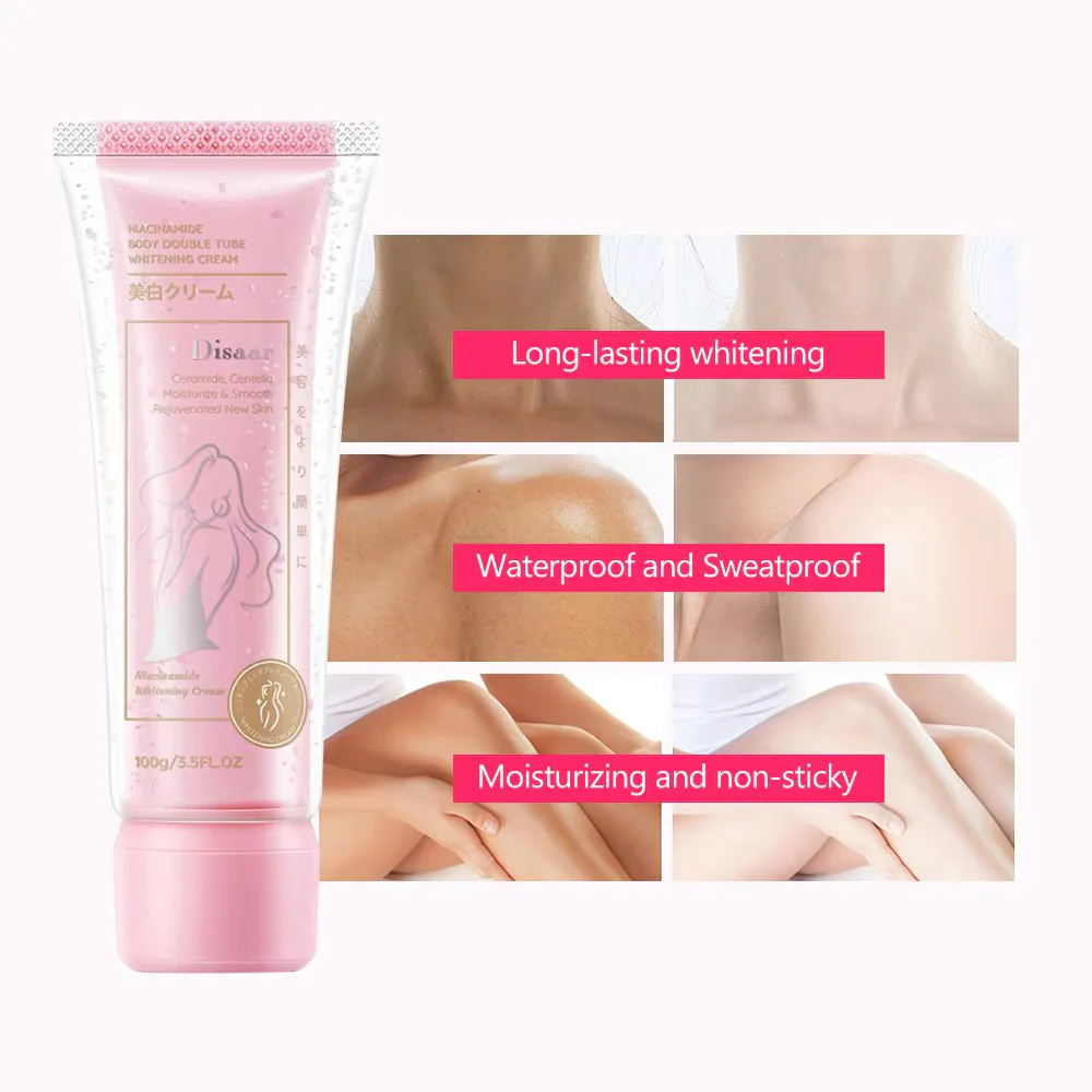 Disaar Niacinamide Body Double Tube Whitening Cream – 100g - Image 8