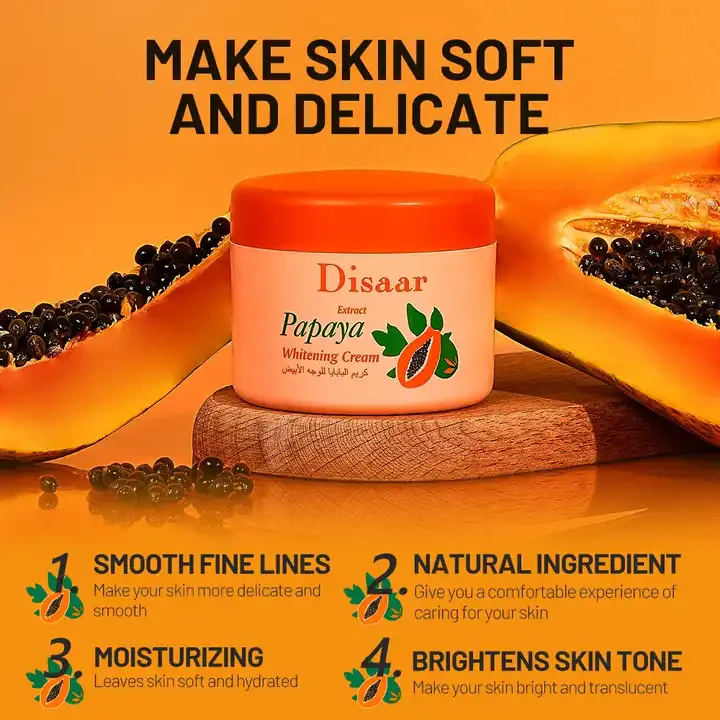Disaar Papaya Extract Whitening Cream - 120g - Image 4