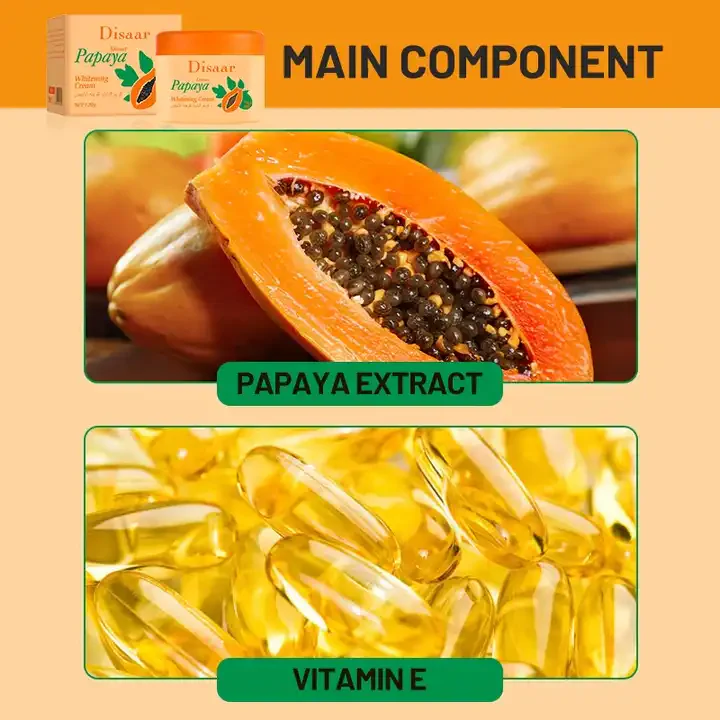 Disaar Papaya Extract Whitening Cream - 120g - Image 6