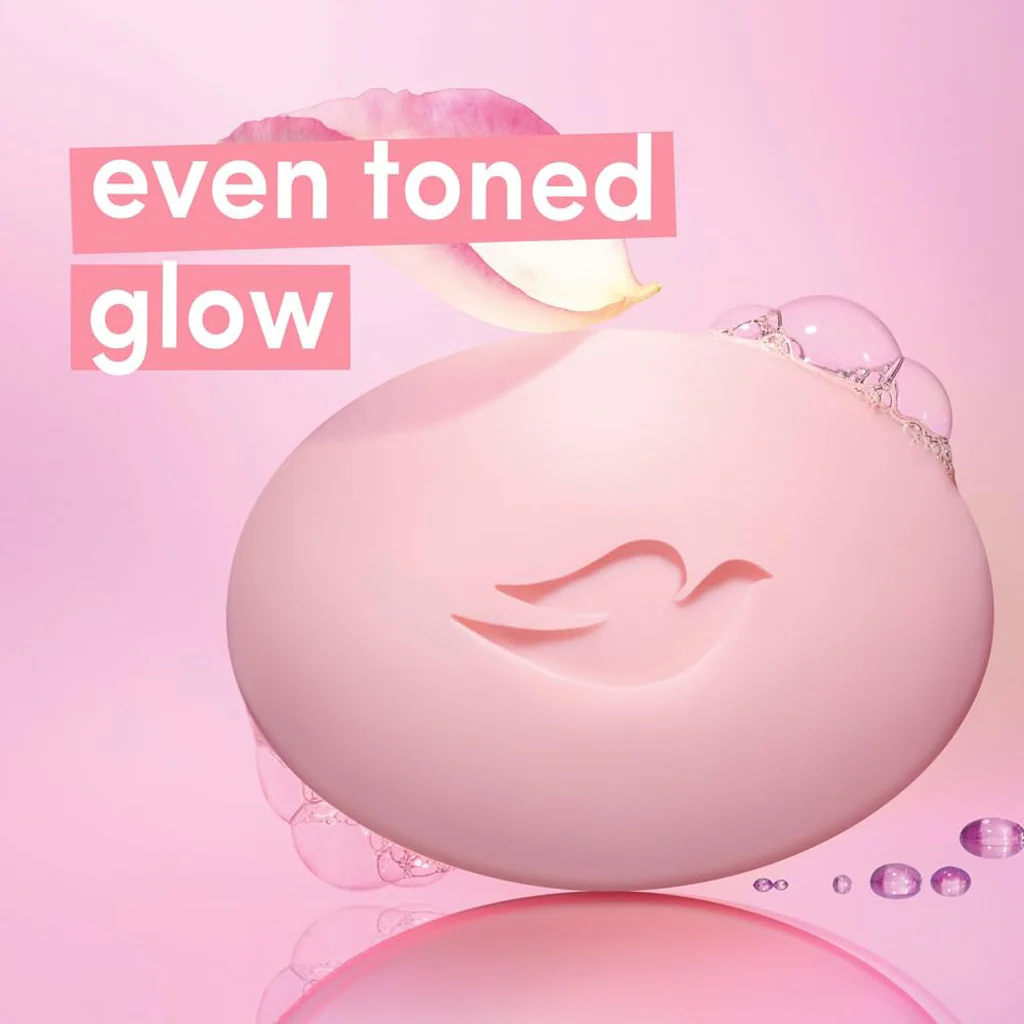Dove Pink Beauty Bar Soap – 125g (Pack of 4) - Image 2