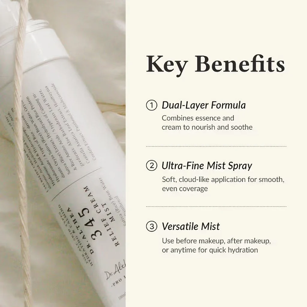 Dr. Althea 345 Relief Cream Mist – 60ml - Image 9