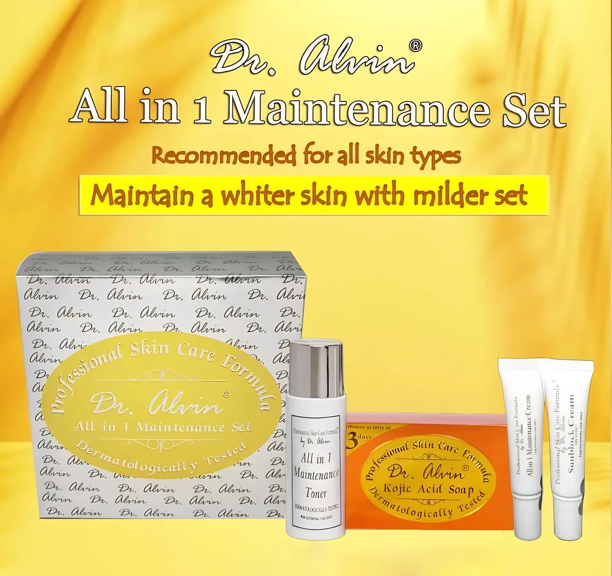 Dr Alvin All in 1 Melasma set - Professional Skin Care Formula - Image 6