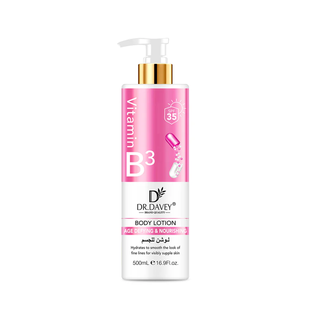 Dr. Davey Vitamin B3 Age-Defying &amp; Nourishing Body Lotion – 500ml