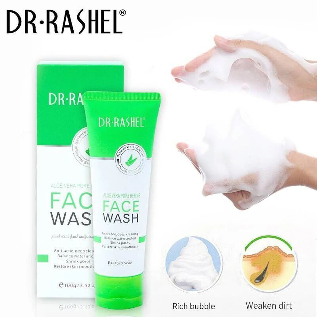 Dr. Rashel Aloe Vera Pore Refine Face Wash – 100g - Image 2