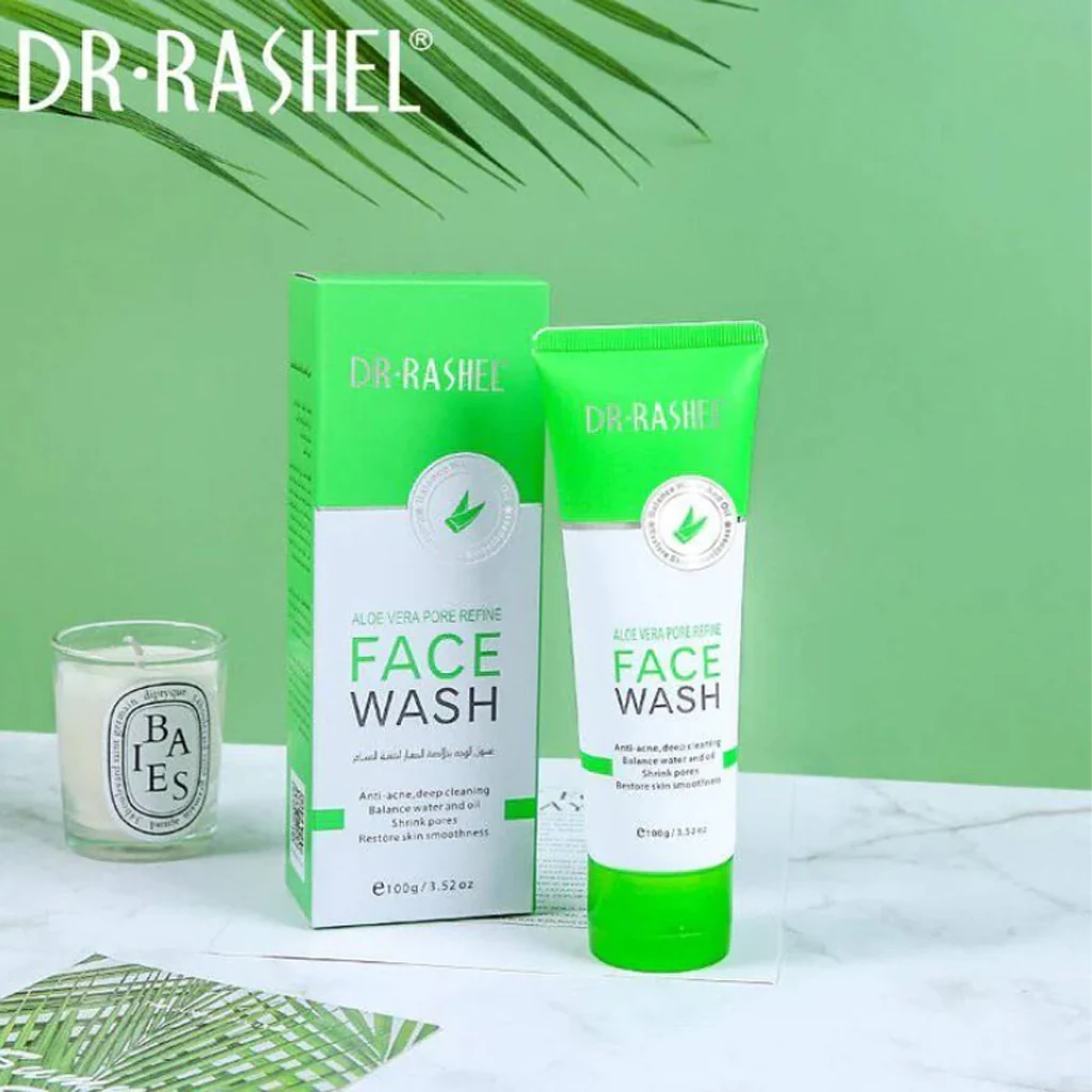 Dr. Rashel Aloe Vera Pore Refine Face Wash – 100g - Image 5