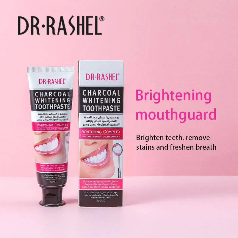 Dr.Rashel Charcoal Whitening Toothpaste - 100ml - Image 4