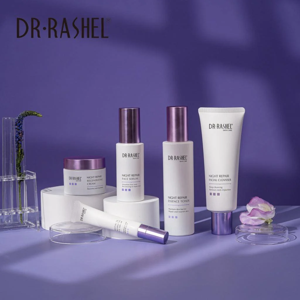 Dr. Rashel Retinol Night Repair Youth-Activating Skin Care Set – 6 Piece Anti-Aging Night Routine - Image 6