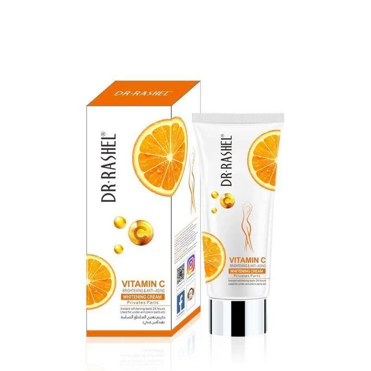 Dr.Rashel Vitamin C Brightening Anti Aging Whitening Cream for Private Parts - 80g