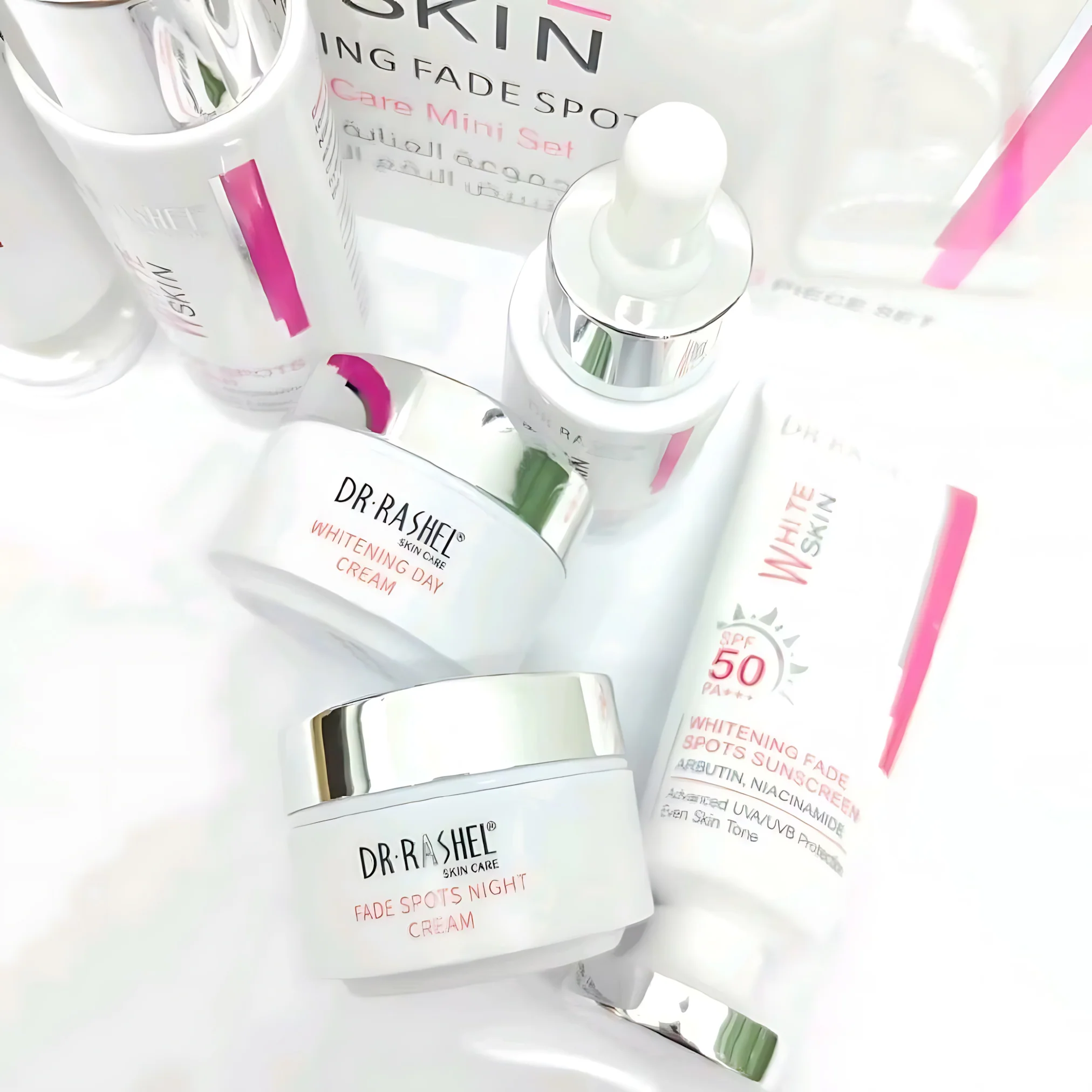 Dr. Rashel Whitening Fade Spots Skin Care Mini Set of 6 – Brightening & Dark Spot Care - Image 6