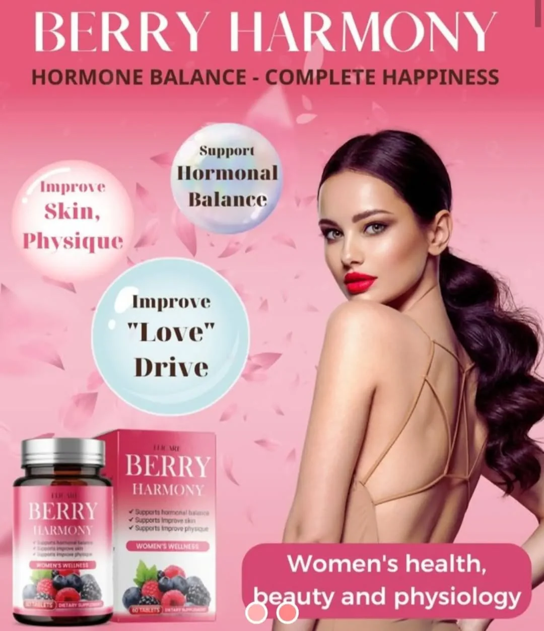 Elicare Berry Harmony Women's Wellness - 60Tablets - Image 12