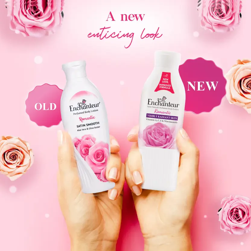 Enchanteur Romantic Satin Smooth Perfumed Body Lotion - 500ml - Image 3