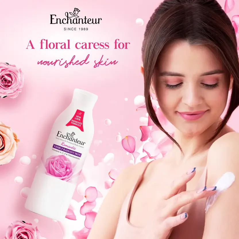 Enchanteur Romantic Satin Smooth Perfumed Body Lotion - 500ml - Image 5