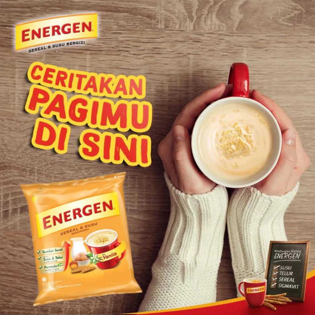 Energen Vanilla Nutritious Oat Cereal with Milk – 10 Sachets x 34g - Image 7