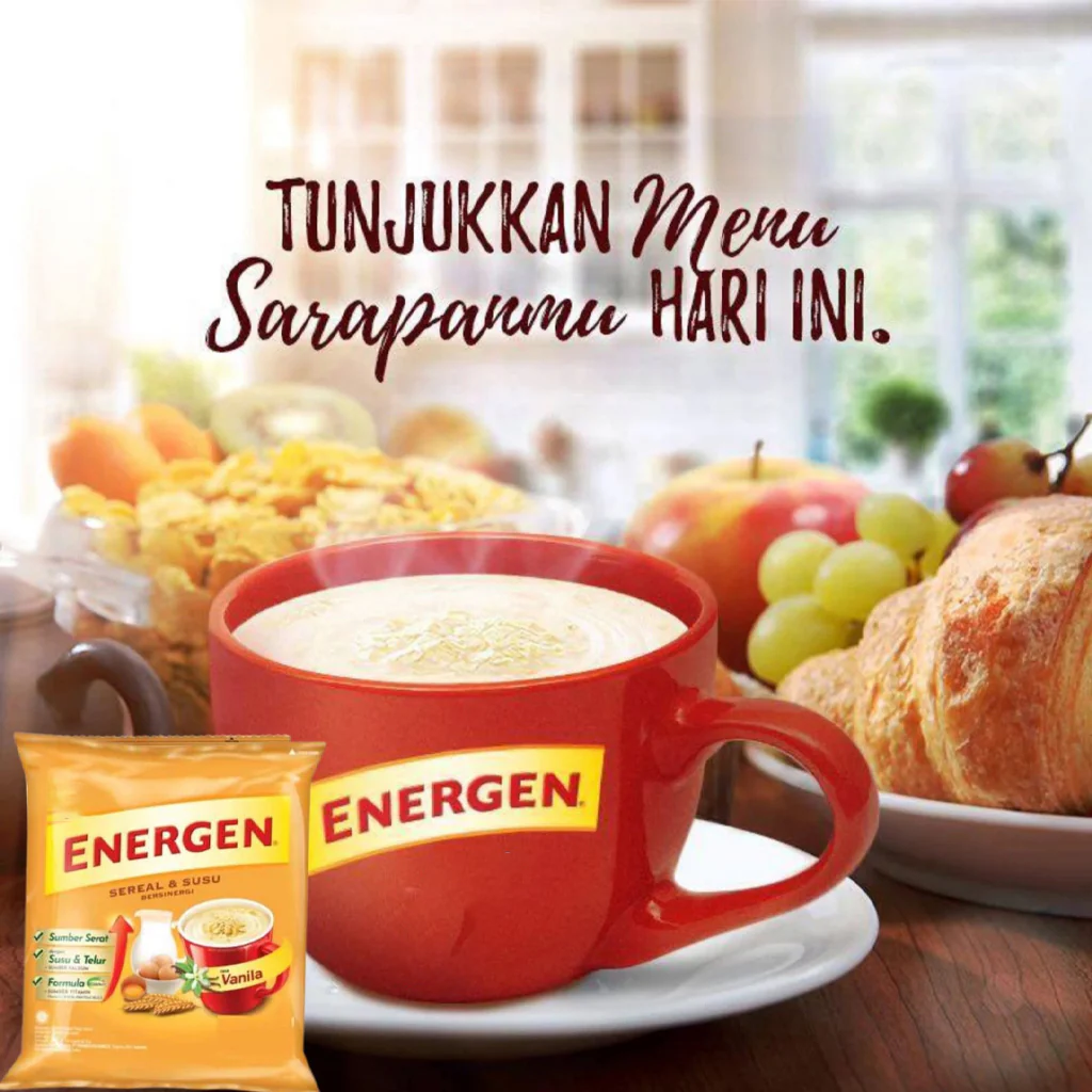 Energen Vanilla Nutritious Oat Cereal with Milk – 10 Sachets x 34g - Image 3
