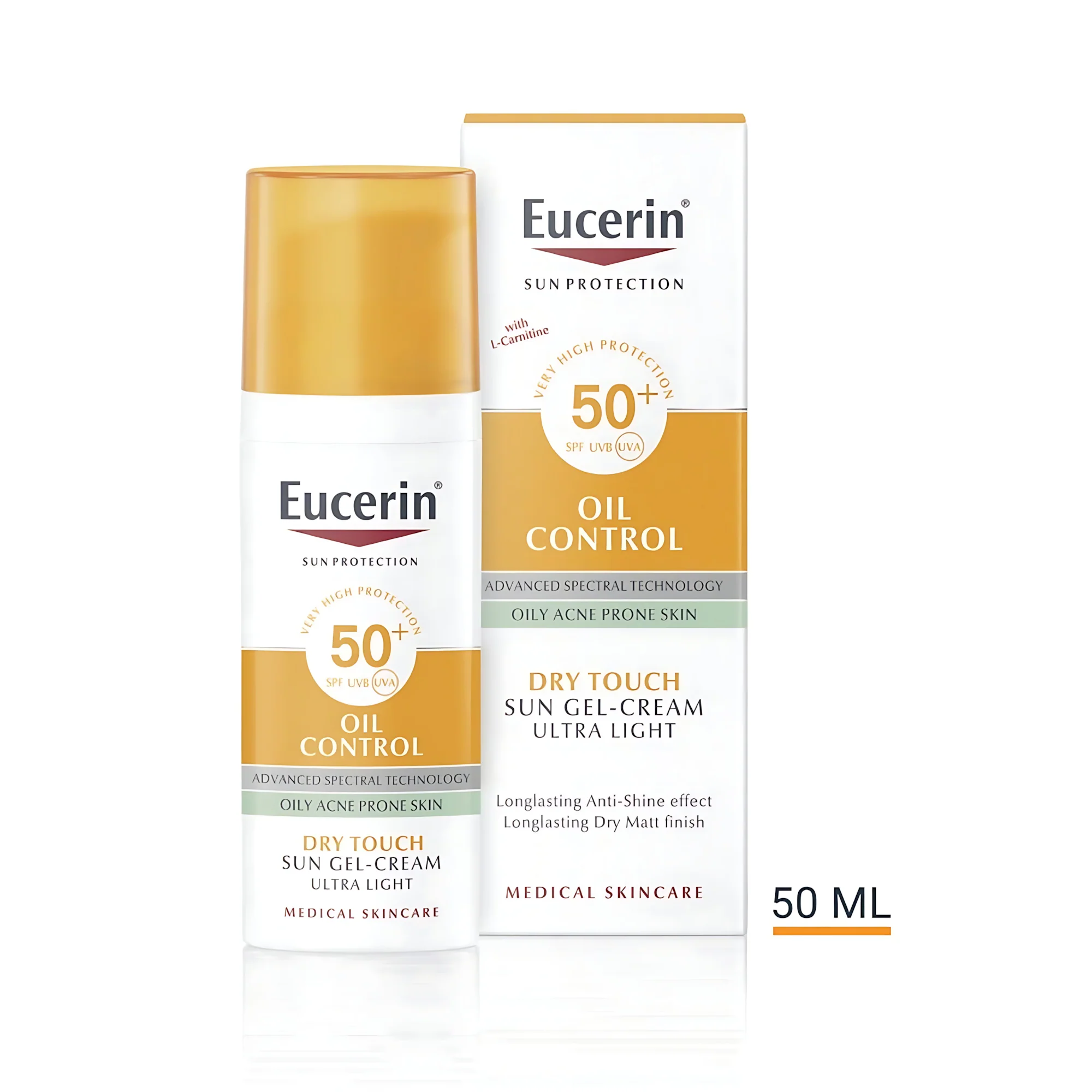 Eucerin Oil Control Sun Gel-Cream Dry Touch SPF50+ (50ml) - Image 3