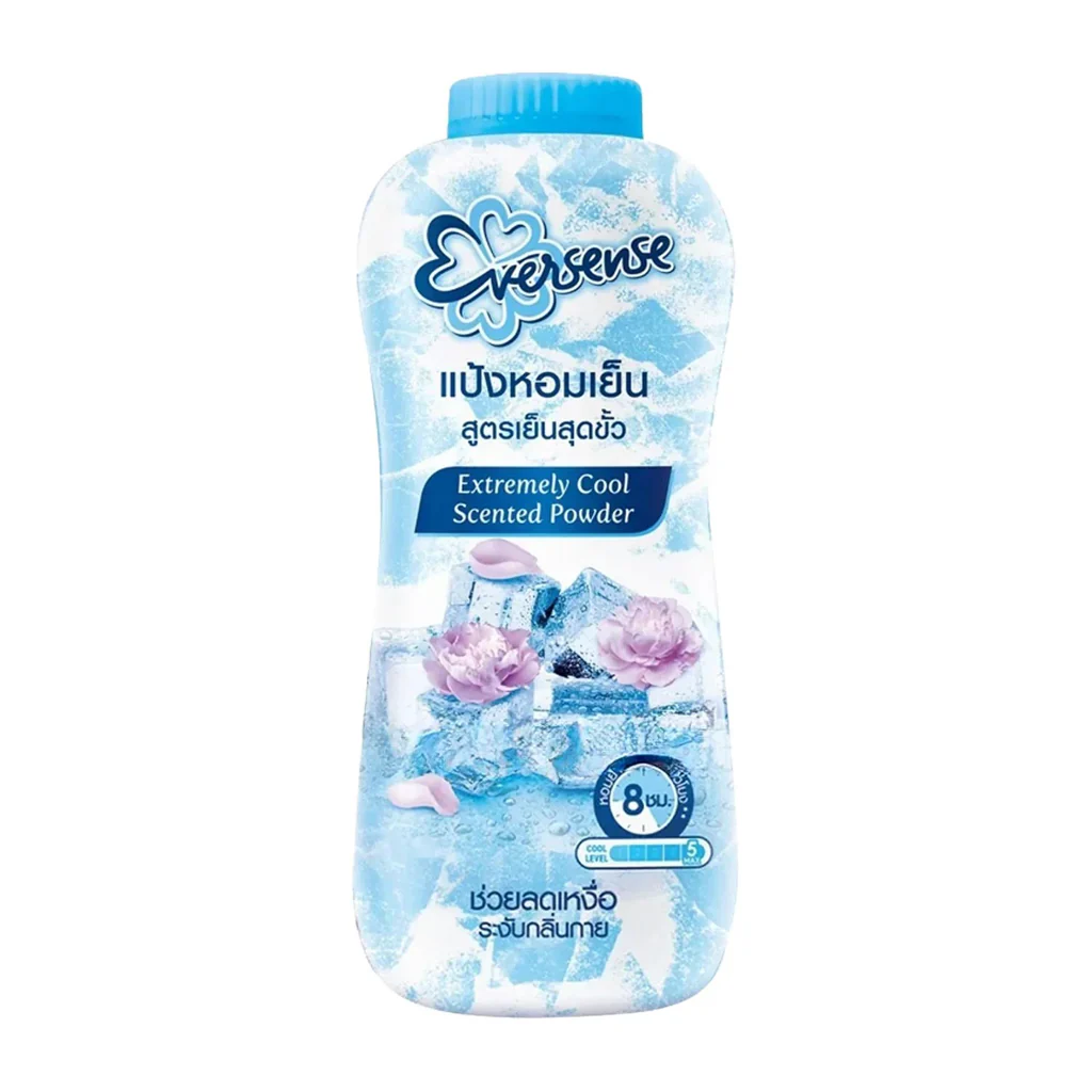 Eversense Extremely Cool Scented Talc Powder (Blue) - 280g - Image 6