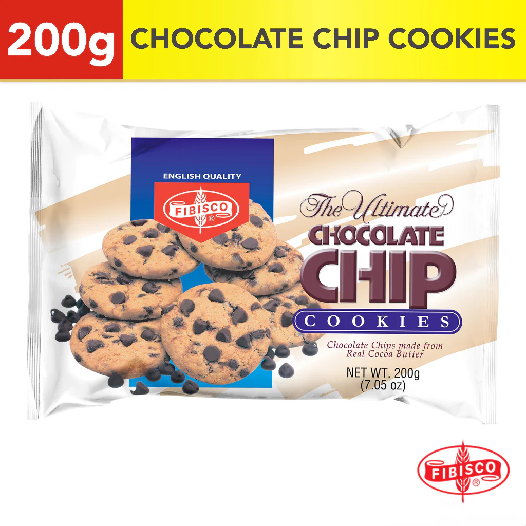 Fibisco Chocolate Chip Cookies – 200g - Image 2