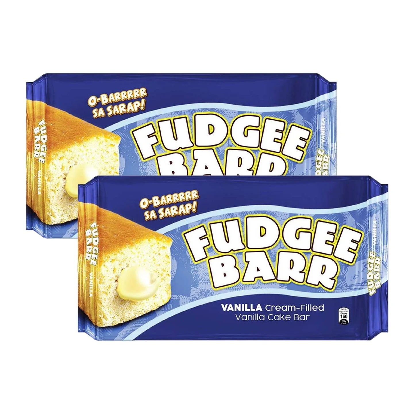 Fudgee Barr Vanilla Cream-Filled Cake Bar (10x39gm) × 2Pcs (Offer)