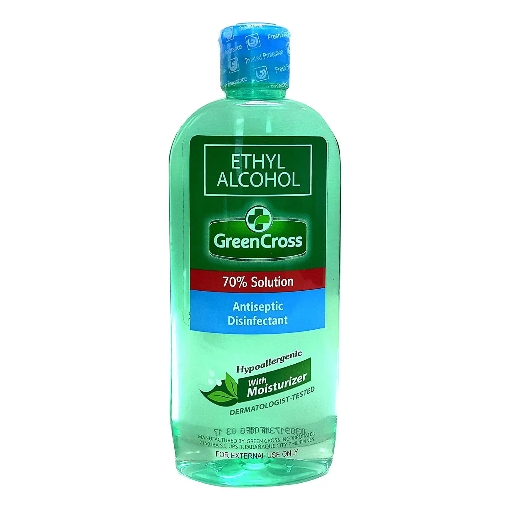 Green Cross Ethyl Alcohol 70% Solution with Moisturizer β 250 ml