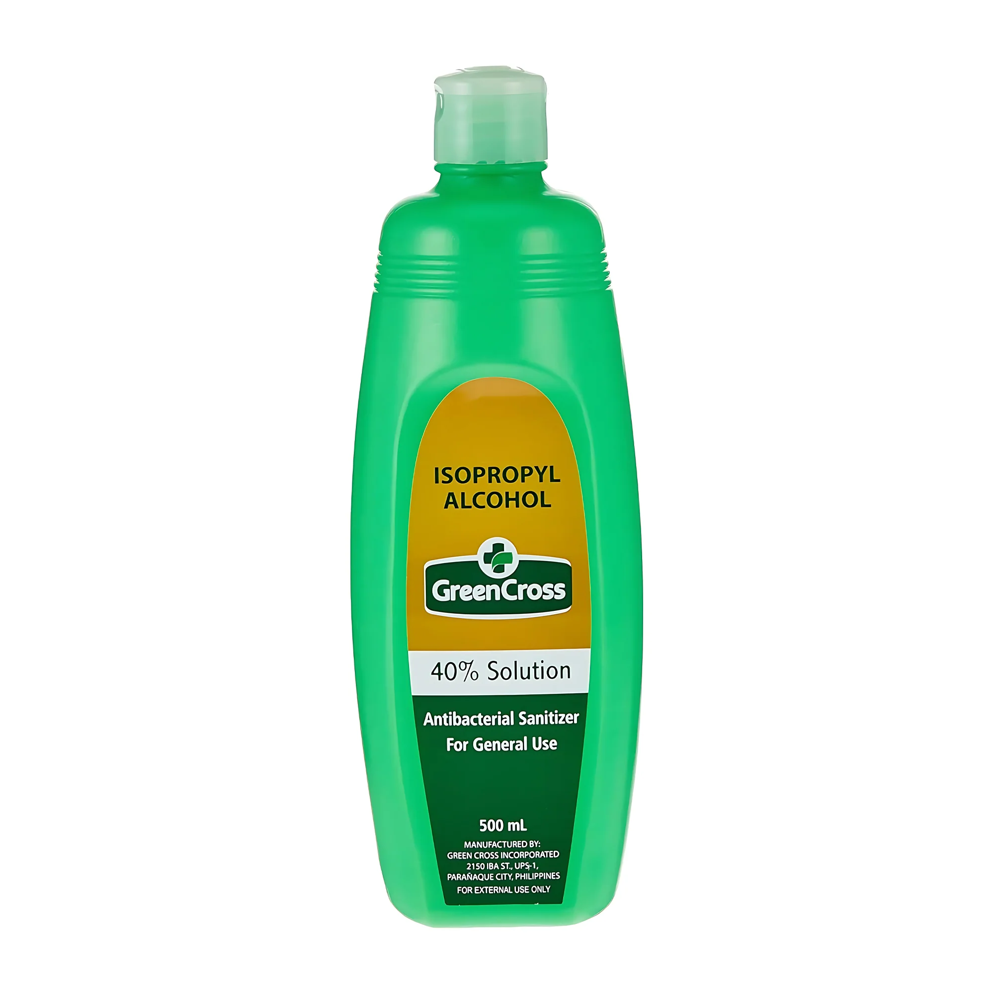 Green Cross Isopropyl Alcohol 40% Solution – 500 mL