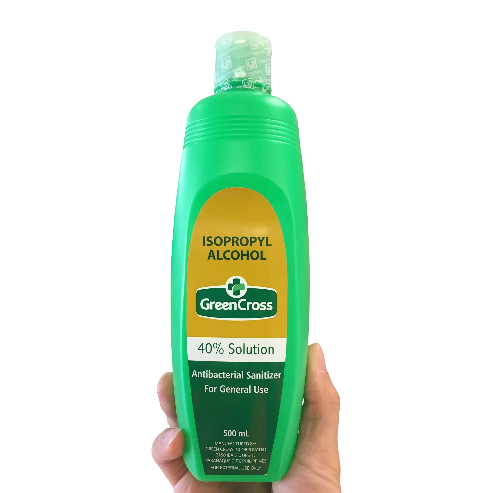 Green Cross Isopropyl Alcohol 40% Solution – 500 mL - Image 4