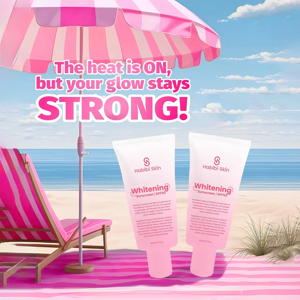 Habibi Skin Whitening Sunscreen SPF 50 – 50ml - Image 10