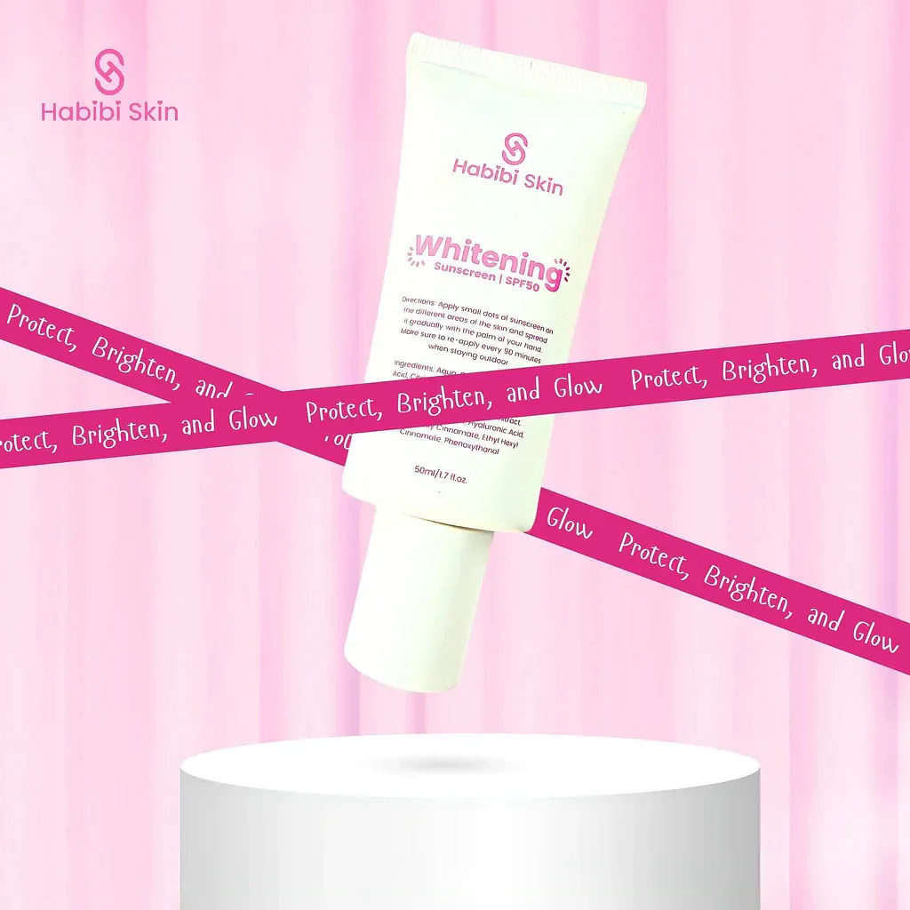 Habibi Skin Whitening Sunscreen SPF 50 – 50ml - Image 8
