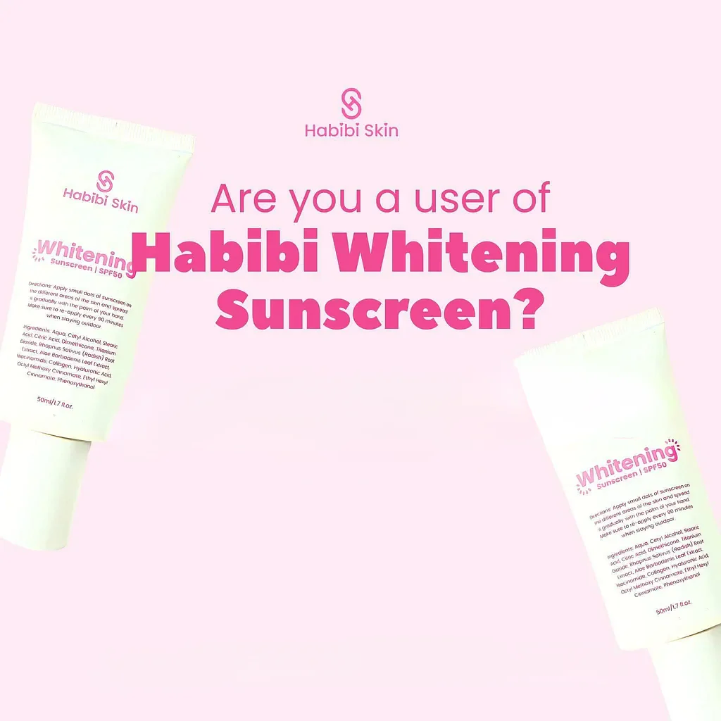 Habibi Skin Whitening Sunscreen SPF 50 – 50ml - Image 9