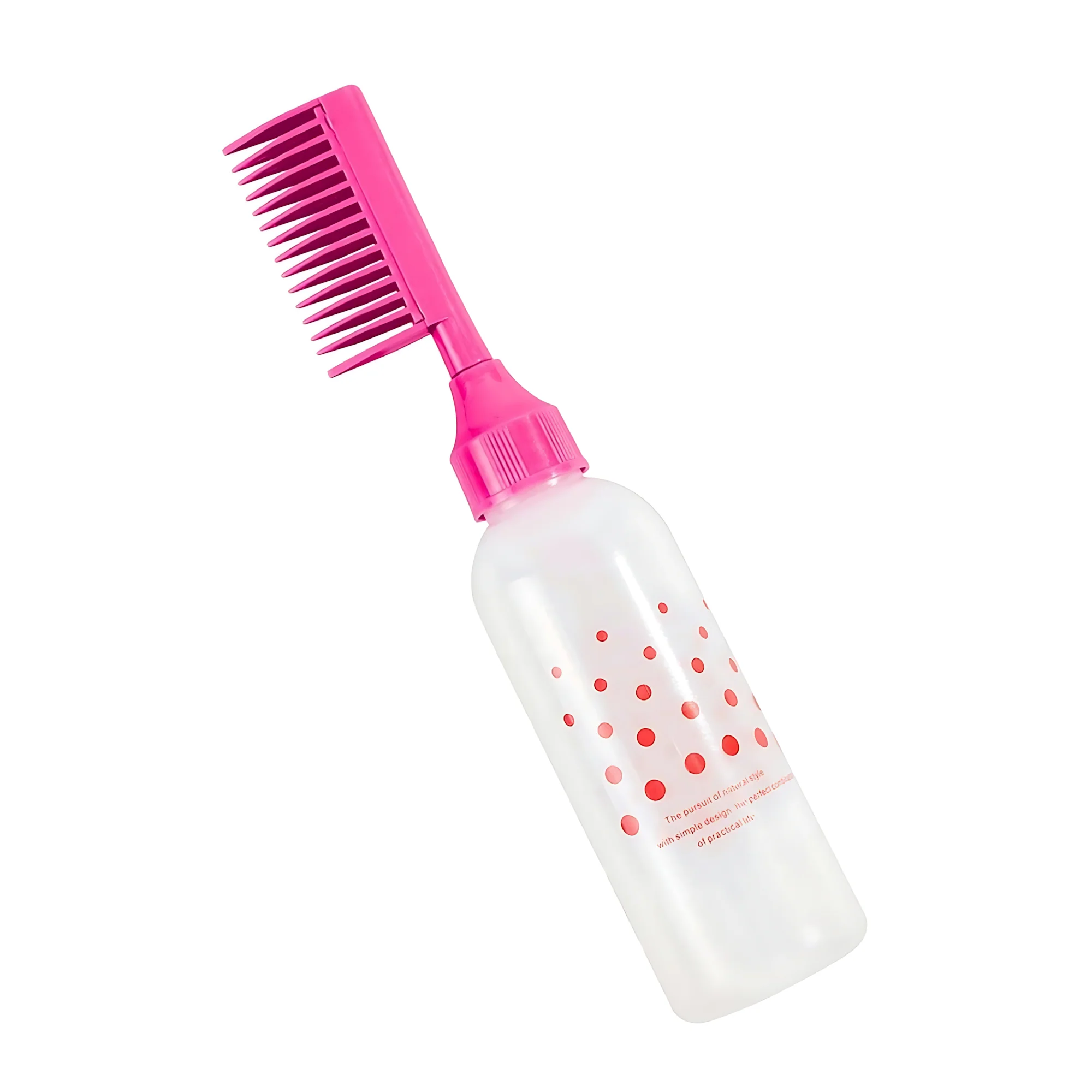 Hair Dye or Oil Applicator Bottle with Root Comb - Image 11
