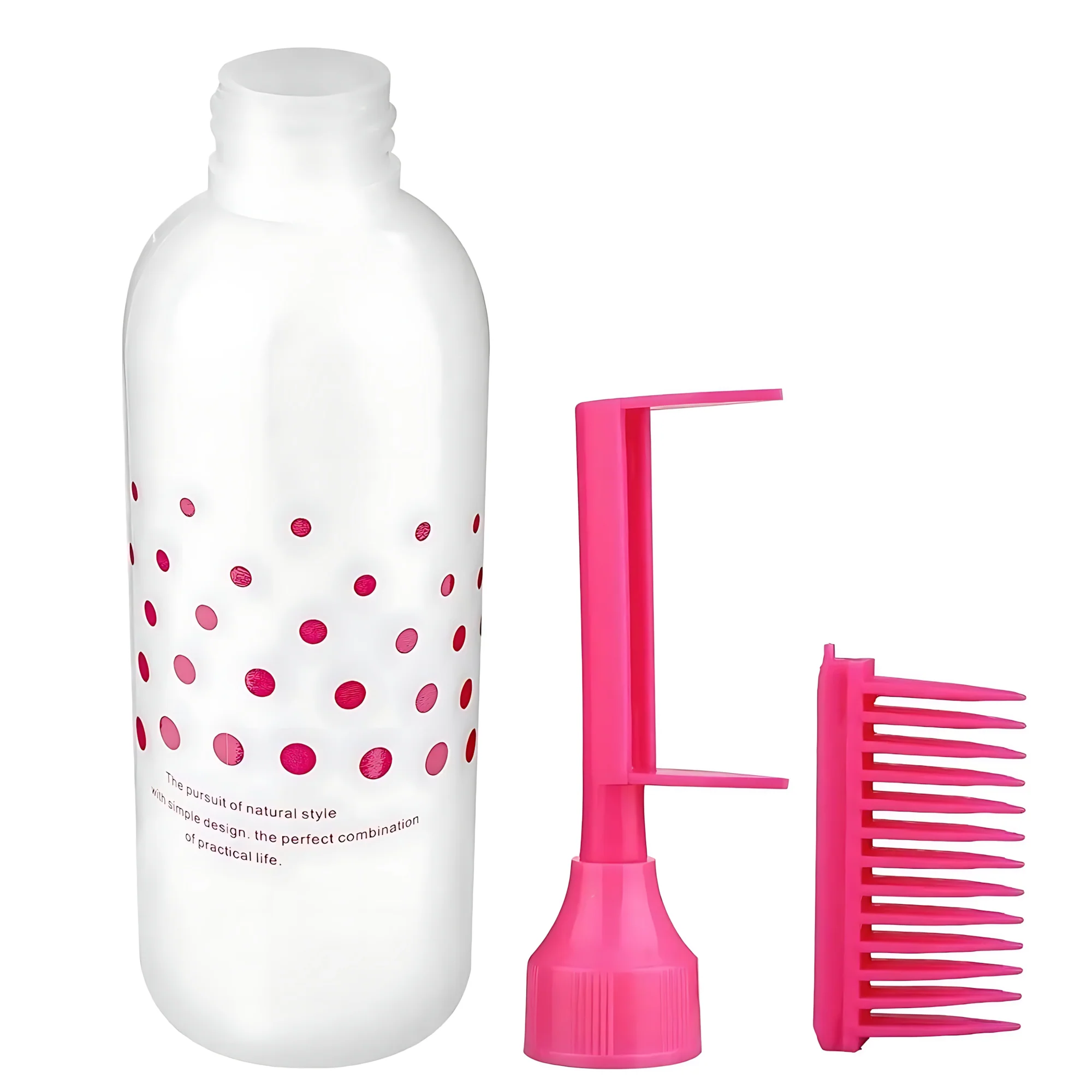 Hair Dye or Oil Applicator Bottle with Root Comb - Image 16