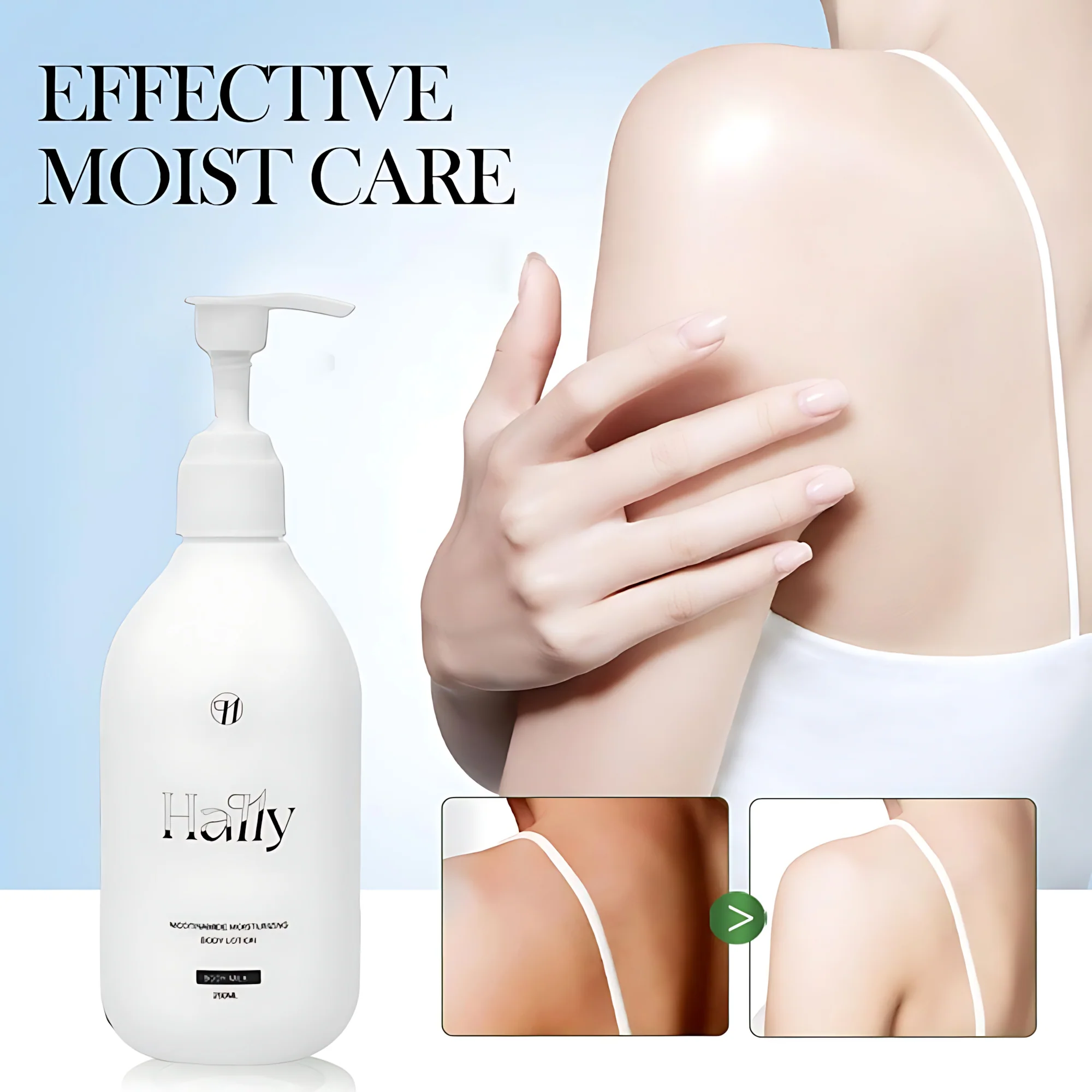 Hally Nicotinamide Moisturizing Body Lotion - Combo Offer (250ml + 250ml) - Image 13